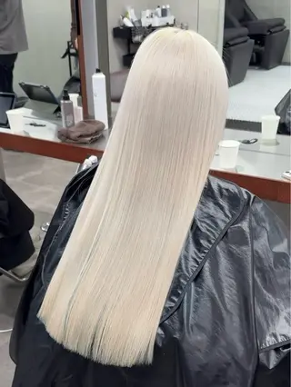 ロング カラー ブリーチ　ハイトーン 特化🌈フジタハルキのヘアスタイル
