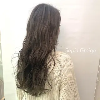ロング カラー 佐藤 梨里花 ❤︎のヘアスタイル