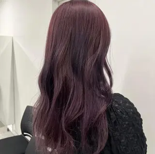 カラー 🎀愛されピンク ラベンダー💜ゆいのヘアスタイル