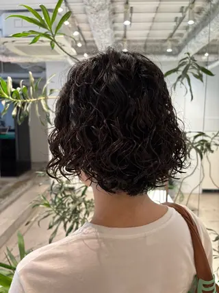 ミディアム パーマ ANY/須田麻人 /パーマスタイルのヘアスタイル