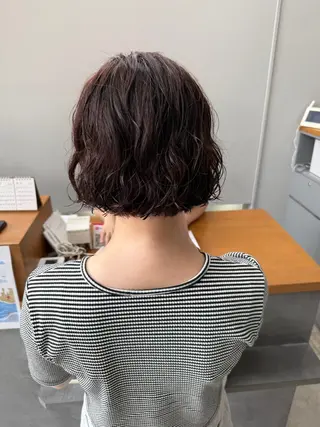 ショート パーマ 石原圭悟 /ショート/艶カラーのヘアスタイル