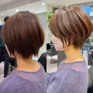 ショート 大人ショート特化/ カットモデル/表参道のヘアスタイル