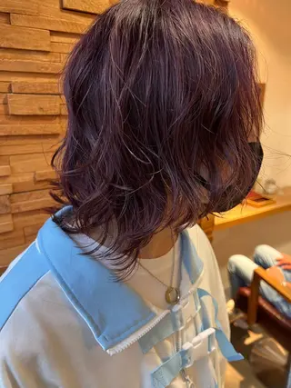カラー メンズ 透明感・艶感 小坂隼斗のヘアスタイル