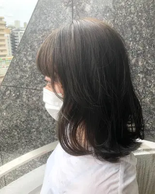 ミディアム カラーアンドケアリタ kitamuuuのヘアスタイル