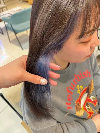 ロング カラー こばりん🌟/ボブ /イヤリングカラーのヘアスタイル