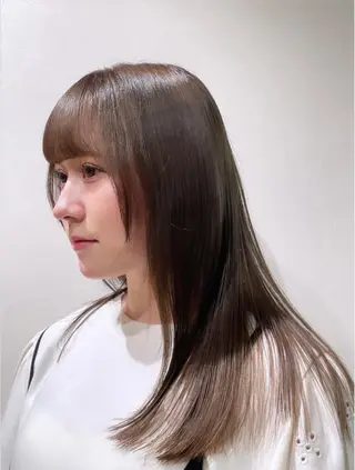 ロング コトミ【メンズ】 【曲がる縮毛矯正】のヘアスタイル