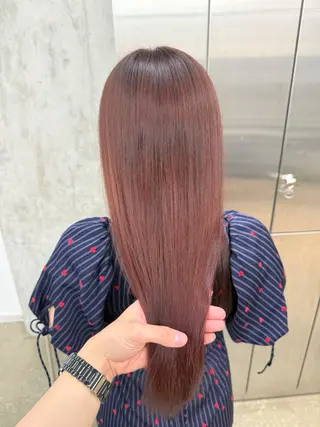 ロング カラー 高橋大樹/グレージュ 透明感/髪質改善のヘアスタイル