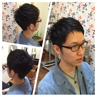 ショート メンズ 髪質改善・縮毛矯正/ 下村陽平のヘアスタイル