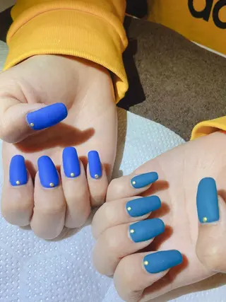 セミロング shandy nailのネイルデザイン