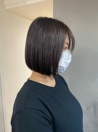 ミディアム カラー ヘアアレンジ ボブ /ニュアンス/ satomi🧸💖のヘアスタイル