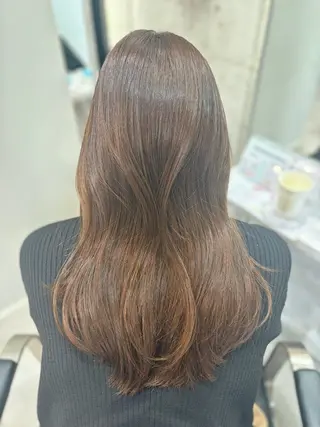 セミロング カラー 池田 華怜のヘアスタイル