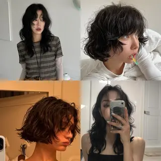 パーマ Pia ツボイ ケイタのヘアスタイル