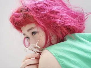 ミディアム カラー 花井 啓好のヘアスタイル