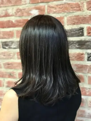 ミディアム カラー 市村 正義のヘアスタイル