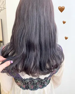 セミロング カラー 新宿駅近♡個室 ♡関口三都季🌜のヘアスタイル