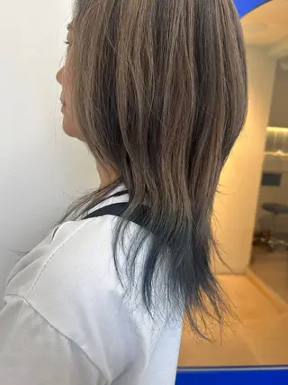 ロング カラー 久木原 ゆりのヘアスタイル