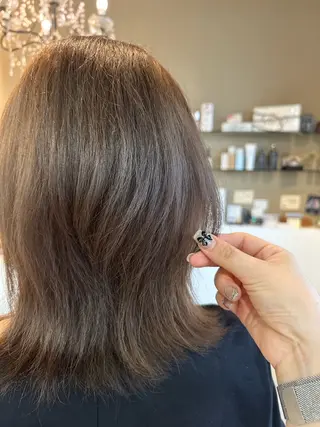 ミディアム ツヤ髪質改善 💜れいな💜のヘアスタイル