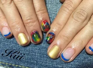 ネイル kiii.__ ✴︎*のネイルデザイン