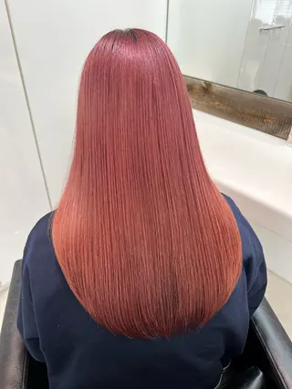 ロング 🤎艶感ベージュ/ ミルクティー🤎のヘアスタイル