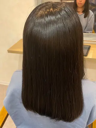 セミロング 近澤 佑香のヘアスタイル