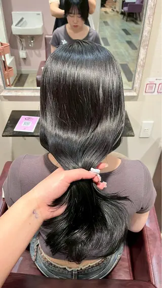ロング カラー 艶カラー/ 縮毛矯正/いくの👒のヘアスタイル