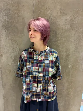 ショート カラー 篠江 廉のヘアスタイル