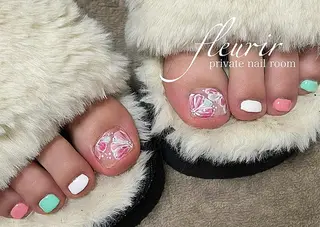 ネイル フルリール 【プライベートサロンのネイルデザイン