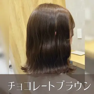 ミディアム カラー 癖毛改善縮毛矯正 /中山なかやまのヘアスタイル