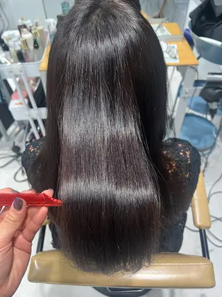 ロング カラー レイヤーカット ⭐シミズリホのヘアスタイル