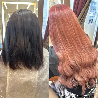 ヘアメ🎀推しカラー 🥣横浜/しほ🧸のヘアスタイル