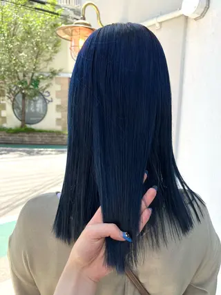 セミロング カラー 中川 もえか【明石】のヘアスタイル