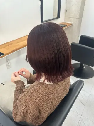 ショート カラー ヘアセット🎀透明感 カラーHiROEのヘアスタイル