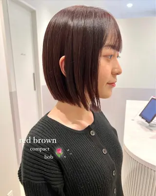 ショート カラー 赤み消し/透明感 🪽◝✩ 武者春花のヘアスタイル