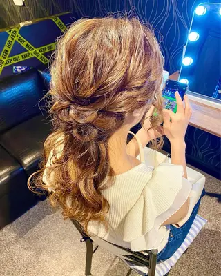 ミディアム Setsalon DIOのヘアスタイル
