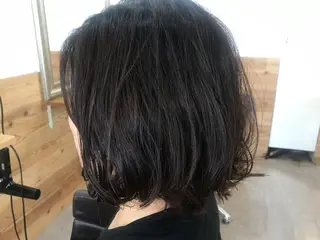 ショート パーマ ヘアアレンジ 蔵前🫧韓国風レイヤ ーカット🫧KAHOのヘアスタイル