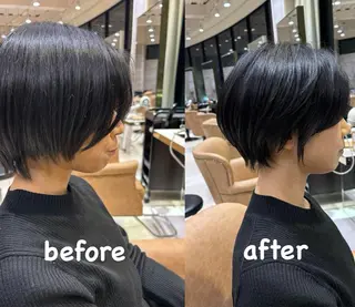 ショート 大人ショート特化/ カットモデル/表参道のヘアスタイル