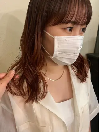 ミディアム ボブ/顔まわりカット 💫大澤奈緒美のヘアスタイル