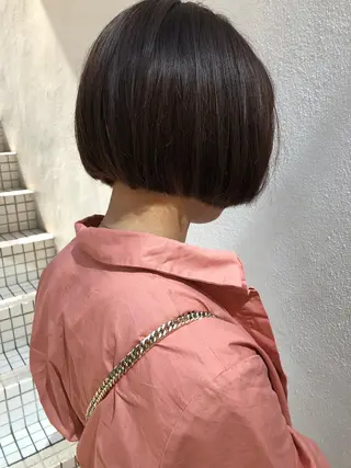 ショート カラー 髪質改善/艶髪 やまなかのヘアスタイル