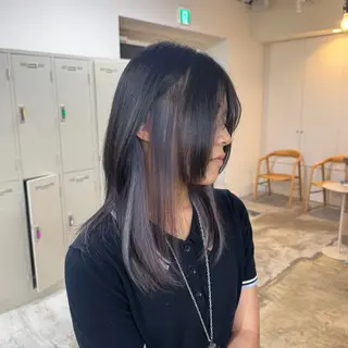 セミロング カラー fand / HINAのヘアスタイル