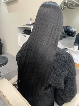 ロング カラー パーマ ヘアアレンジ 髪質改善特化 🫧松野力也のヘアスタイル
