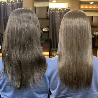 セミロング 名古屋栄の髪質改善 トリートメント/清田のヘアスタイル