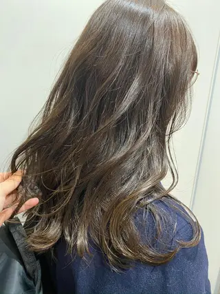 ミディアム カラー 艶カラー/似合わせ 💖Emmy💖のヘアスタイル