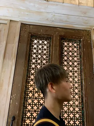 ショート カラー パーマ ヘアアレンジ メンズ Sia中野新橋 『JUNYA』のヘアスタイル