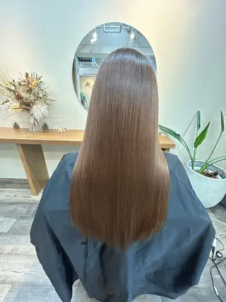 ロング 札幌大通/メンズ/ 縮毛矯正•髪質改善のヘアスタイル