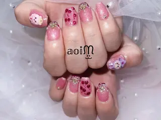ネイル 葵うさぎ AIのネイルデザイン