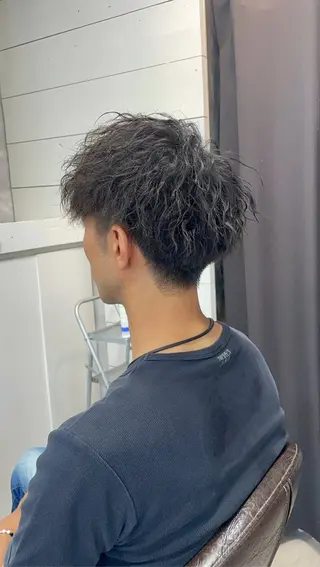 ショート パーマ メンズ 似合わせ/前髪カット /店長   村上直也のヘアスタイル