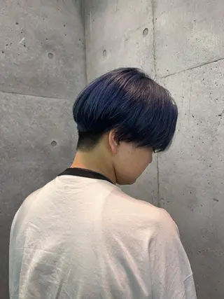 ミディアム カラー メンズ メンズ特化美容師 /たけしのヘアスタイル