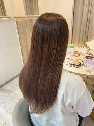 ロング かまだ しおりのヘアスタイル