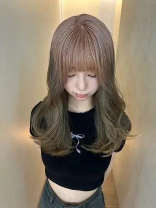 カラー ハイトーン特化 pepe🎀のヘアスタイル