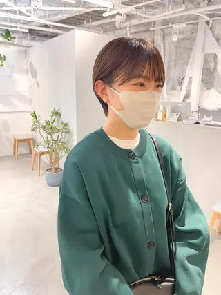 ショート カラー 川本 裕🌿のヘアスタイル